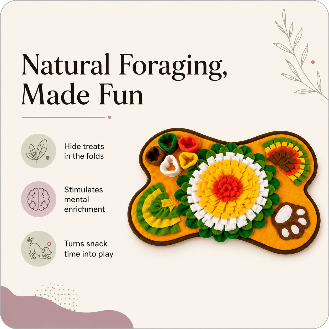 Interactive Dog Snuffle Mat